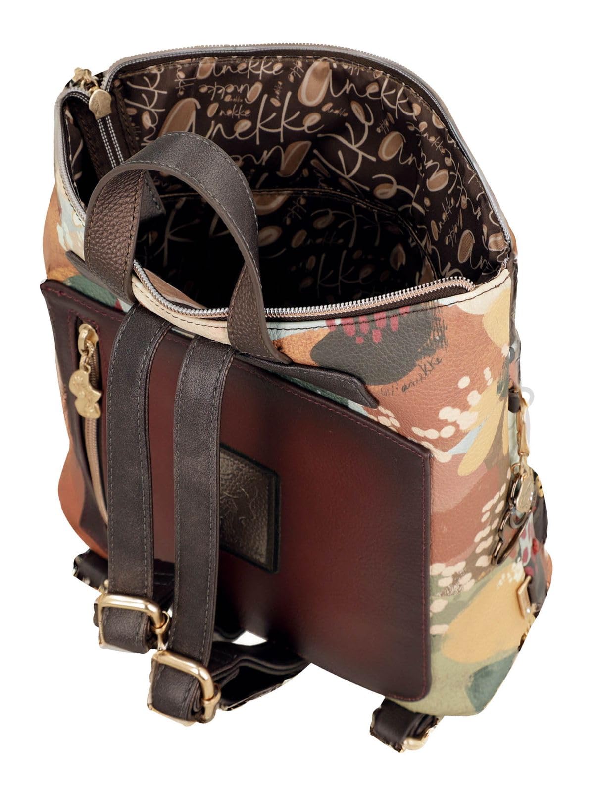 Anekke Blossom zaino quadrato 28x27x8 ricamato