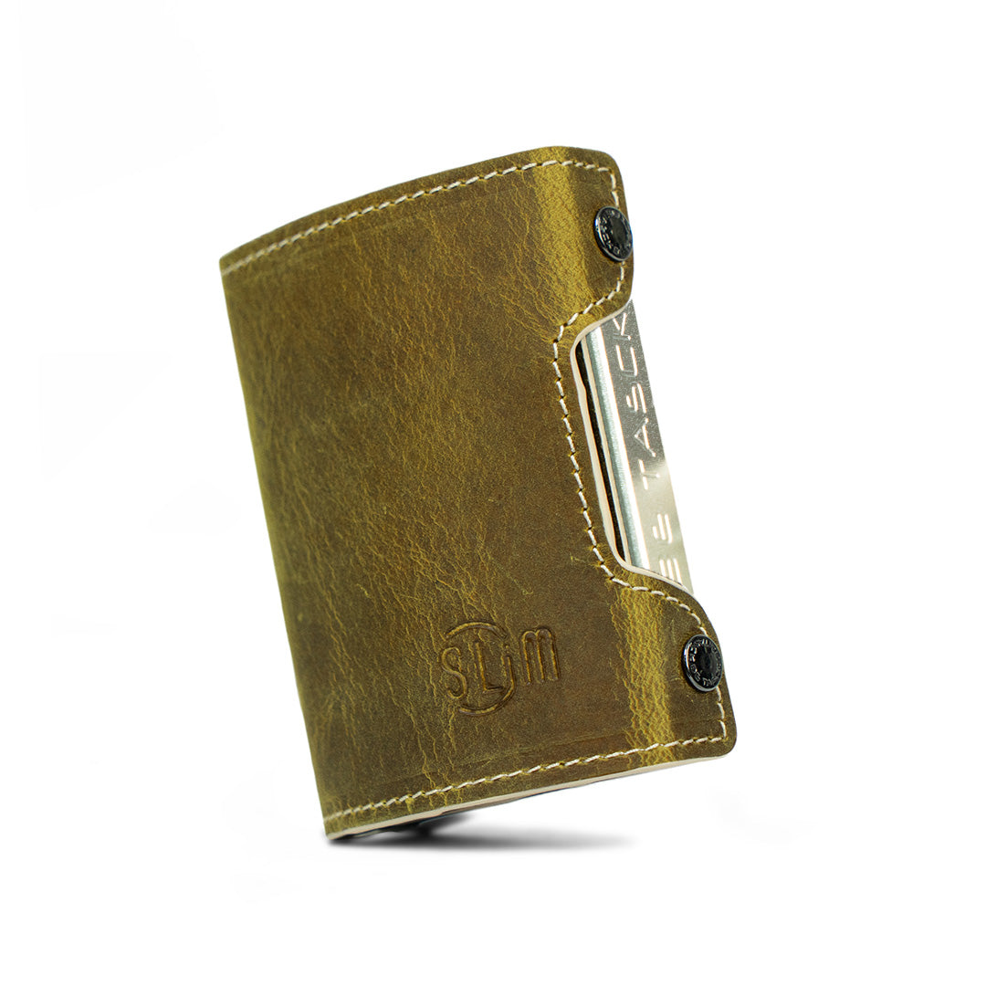 SLim Be Tasck portafoglio Crazy Horse Sole Frame Nero