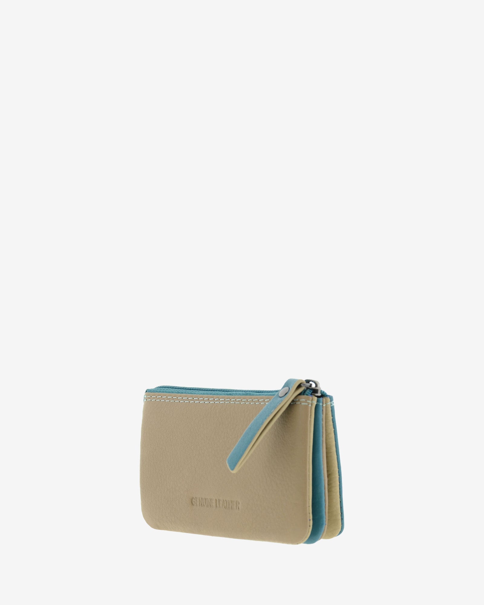 Adapell 4192 portamonete pelle senape 5 scomparti zip