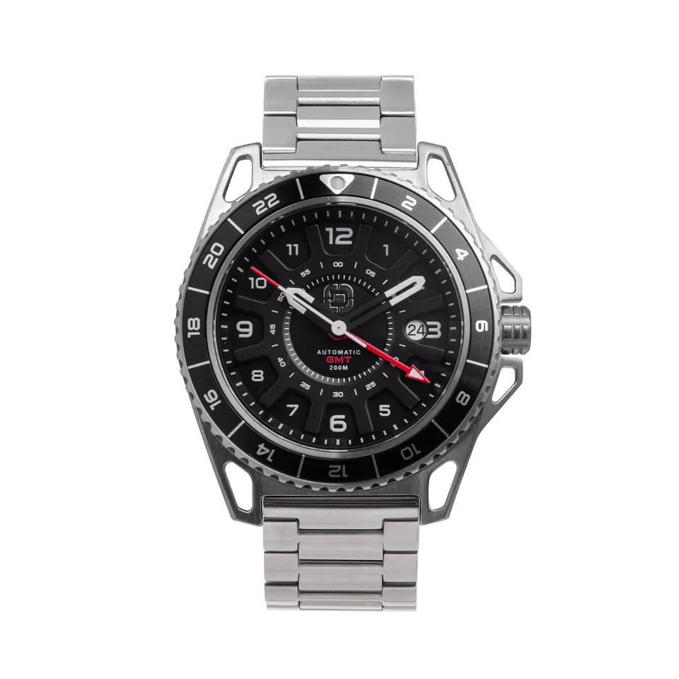 Dango GMT-01 orologio automatico acciaio nero