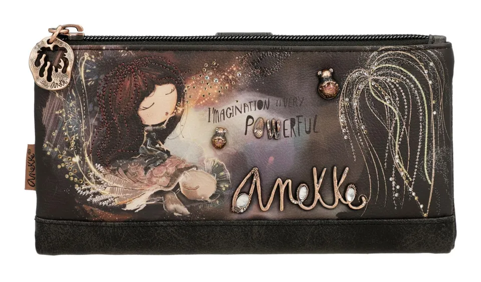 Anekke Dreamverse portafoglio RFID grande 21x10 cm
