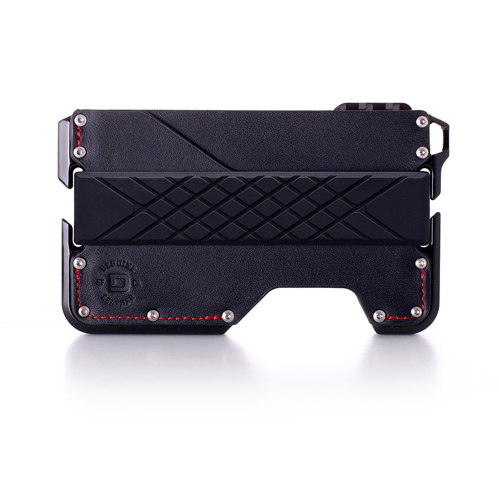 Dango D01 R-Spec portafoglio alluminio nero RFID 12 carte