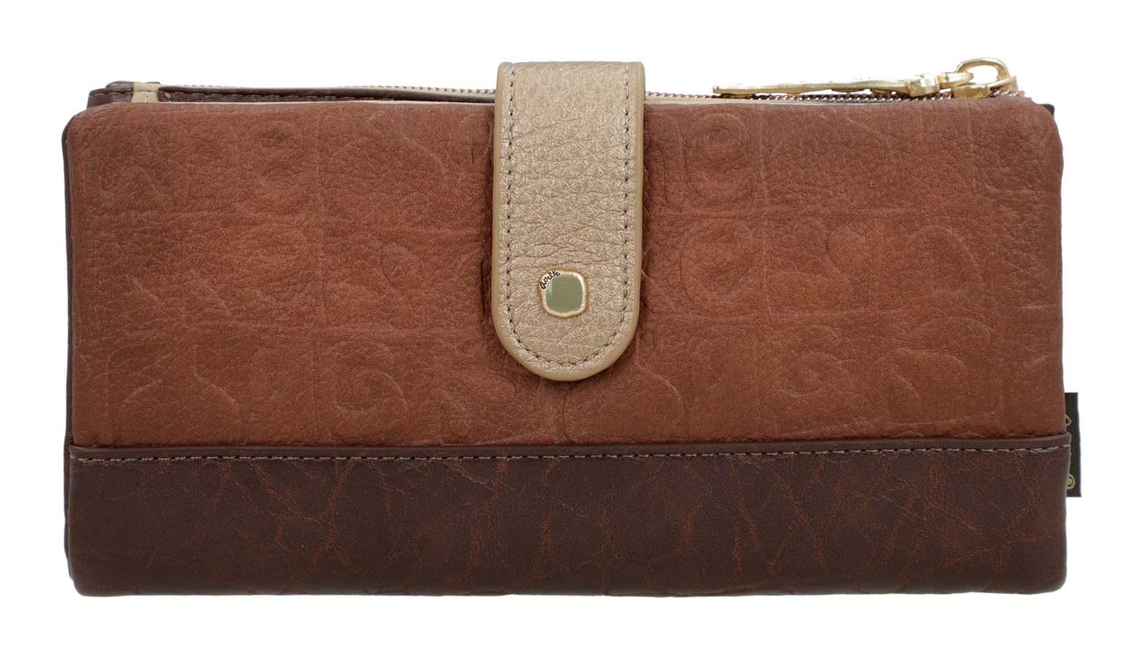 Anekke Muse Portamonete Grande RFID Donna Flessibile