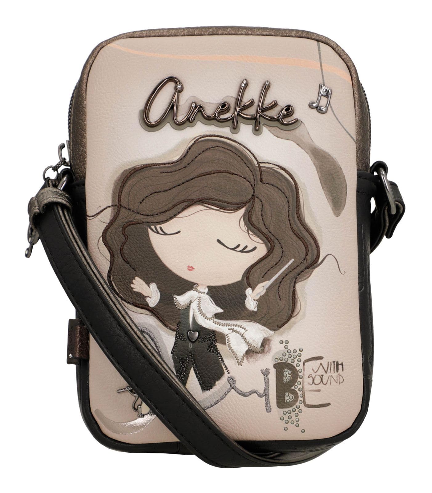 Anekke Orchestra Mini tracolla con tasca posteriore