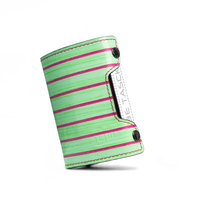 SLim Cover Be Tasck Pelle Lollipop Verde Fucsia