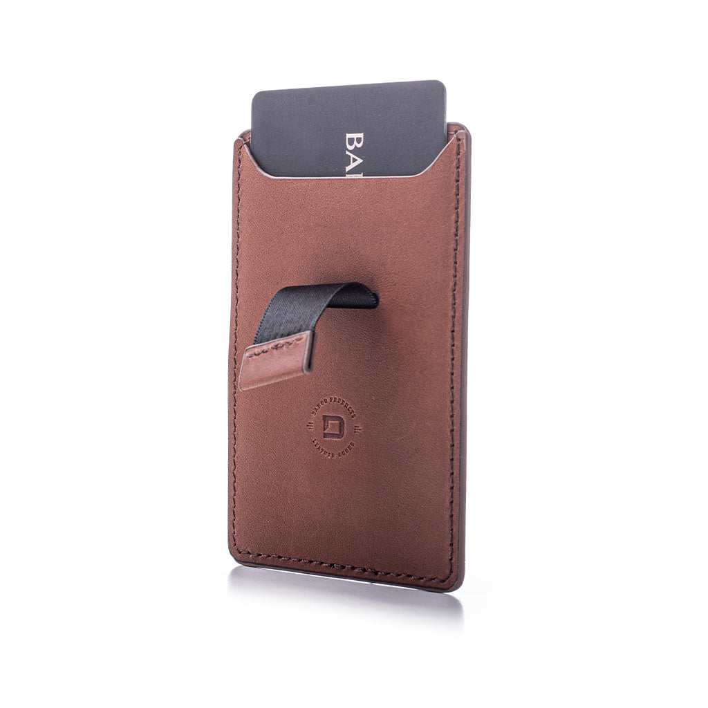 Dango A10 Pull Pocket Adapter portacarte Whiskey Brown 4 carte