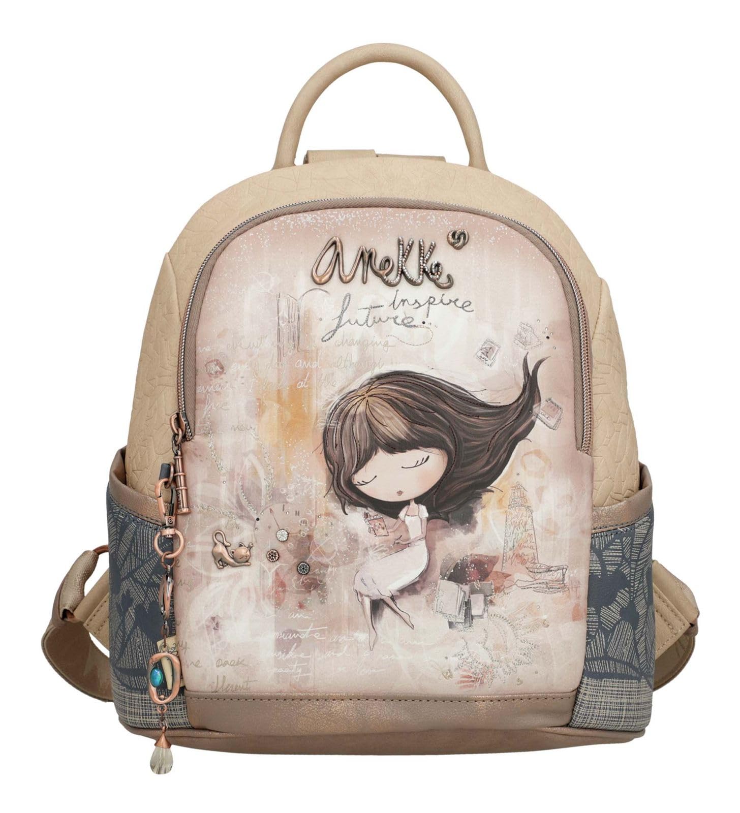 Anekke Memories Zaino Antifurto 28x30x13,5cm Donna
