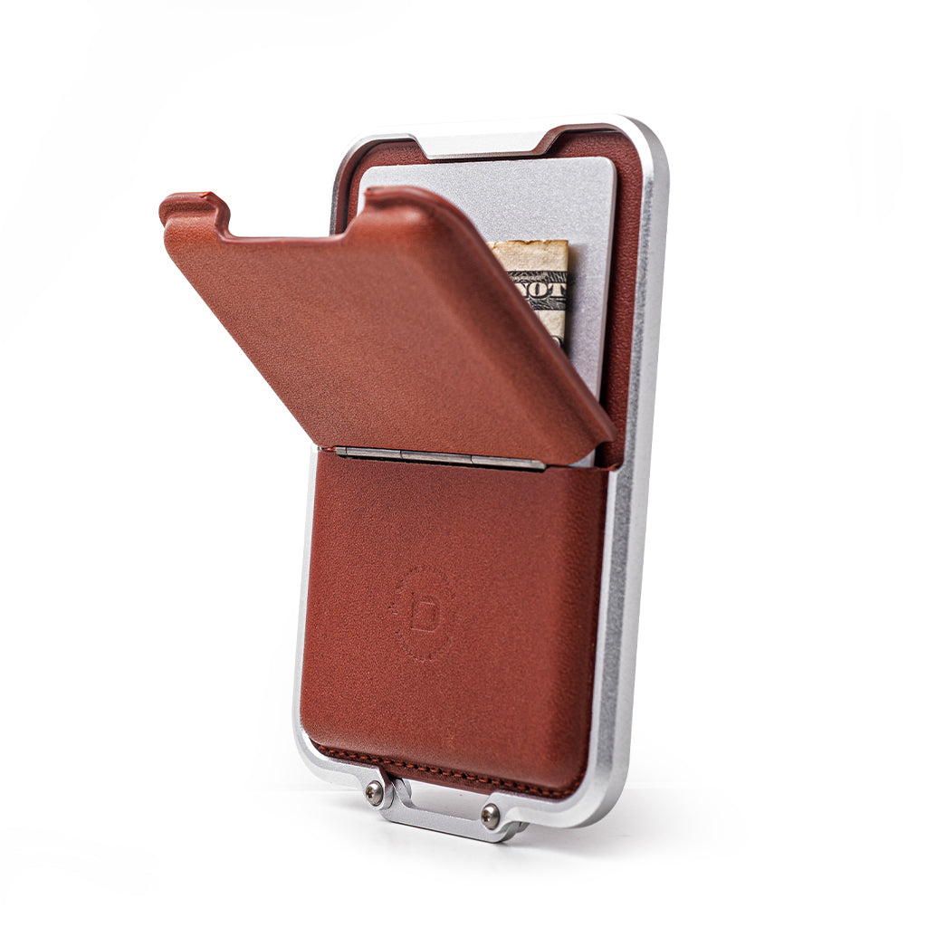 Dango Adapt MagSafe Wallet portafoglio Whiskey Brown 4 carte