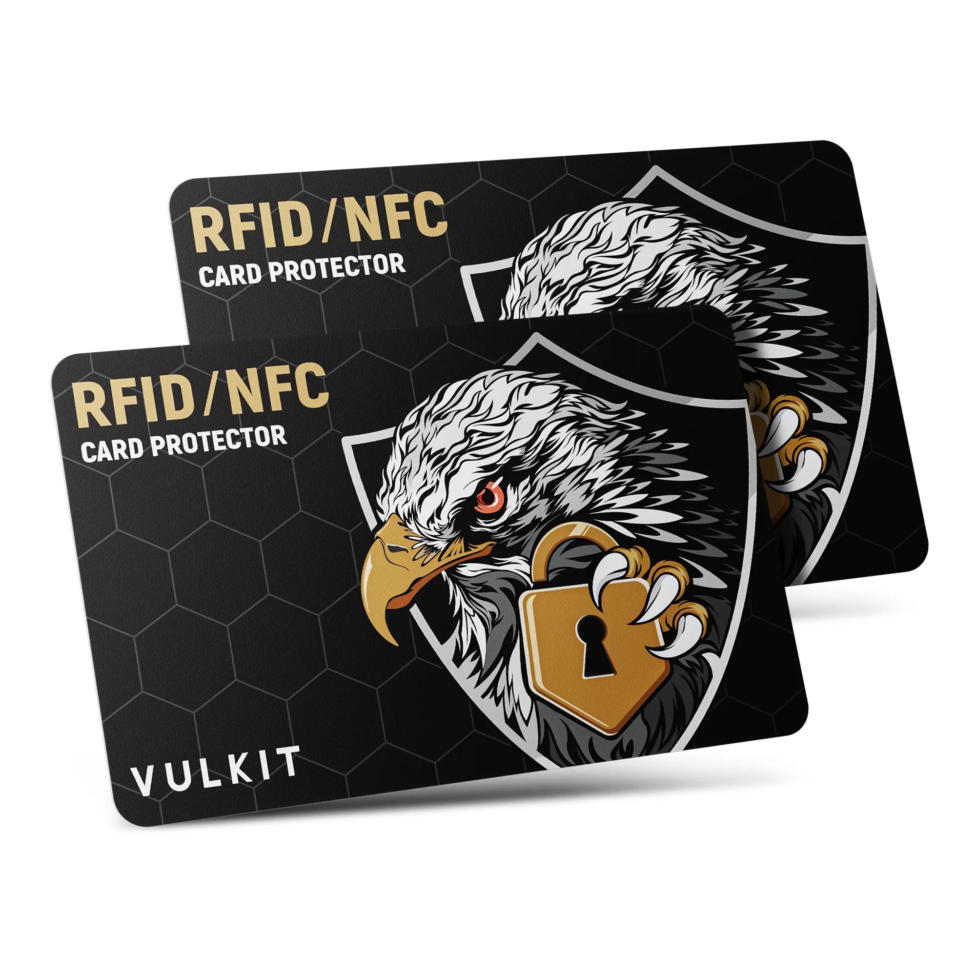 VULKIT Card Protector VCP104 carta schermante RFID 2 pezzi aquila