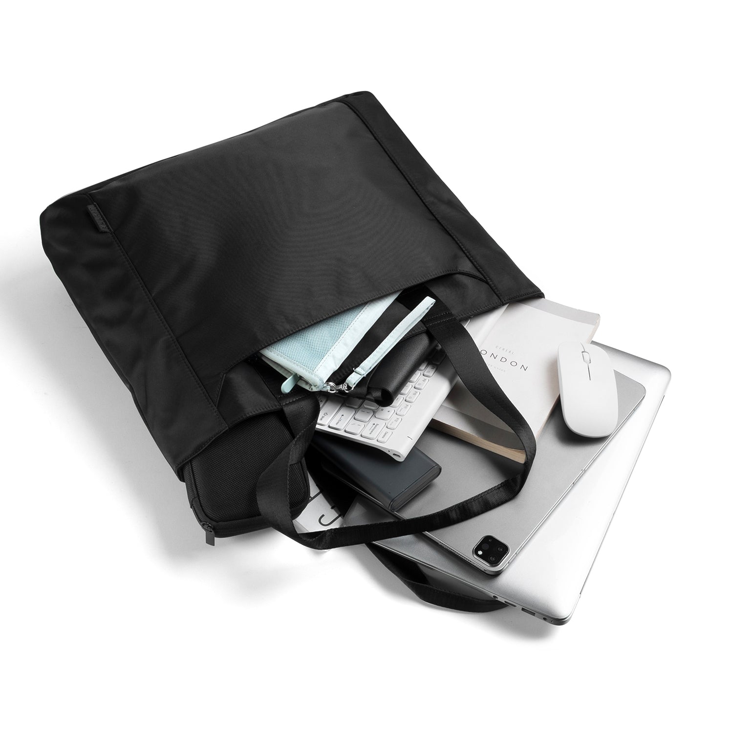 Vulkit VB114 City Flux Borsa Tote 15L Nera Porta PC