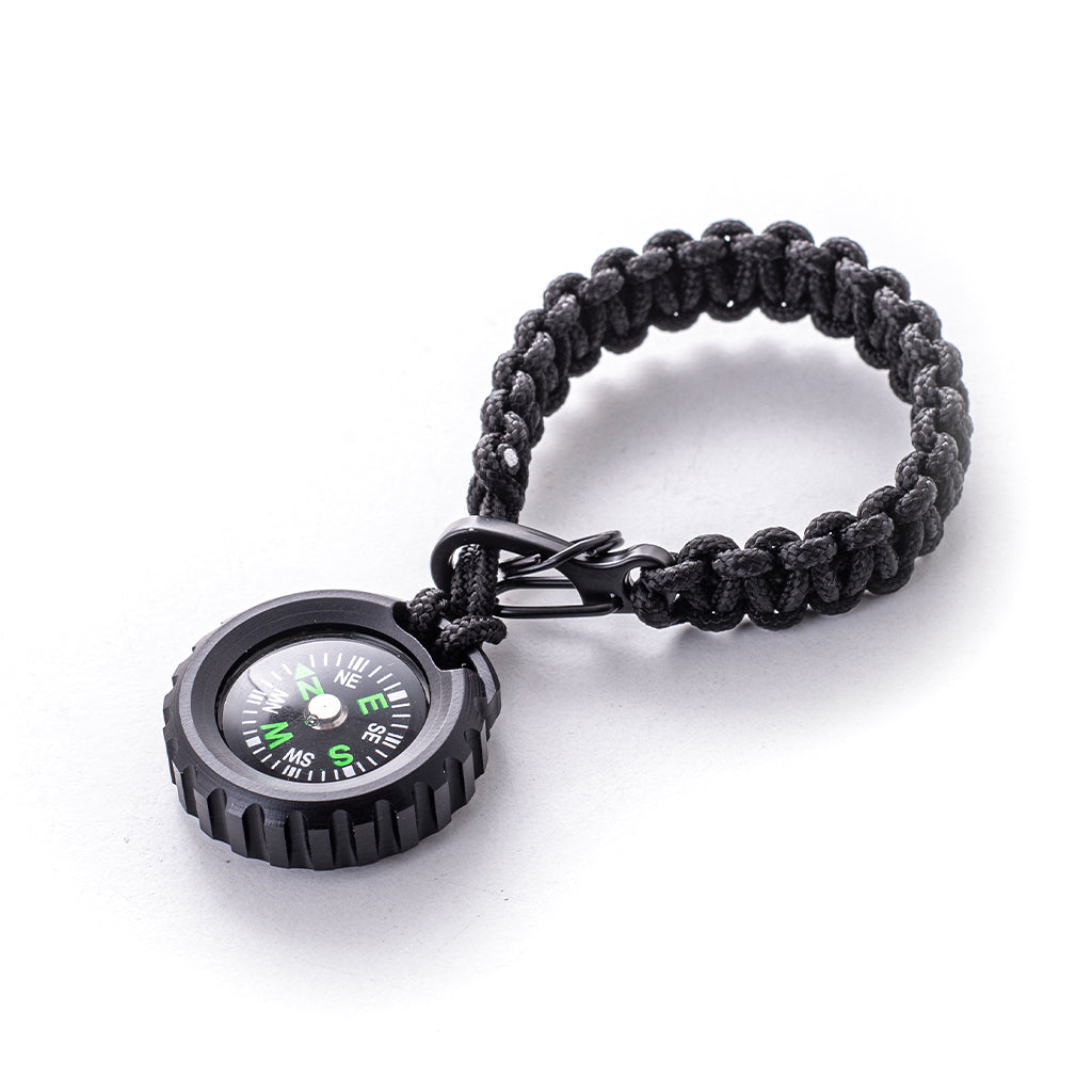 Dango Compass bussola tascabile Jet Black alluminio liquido