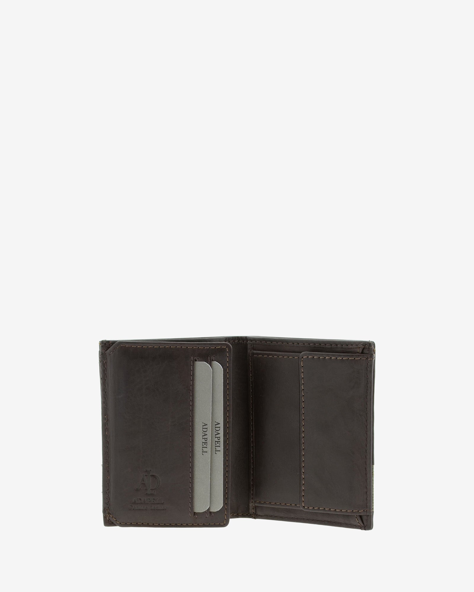 Adapell Range 1618 portafoglio uomo cuoio RFID canvas