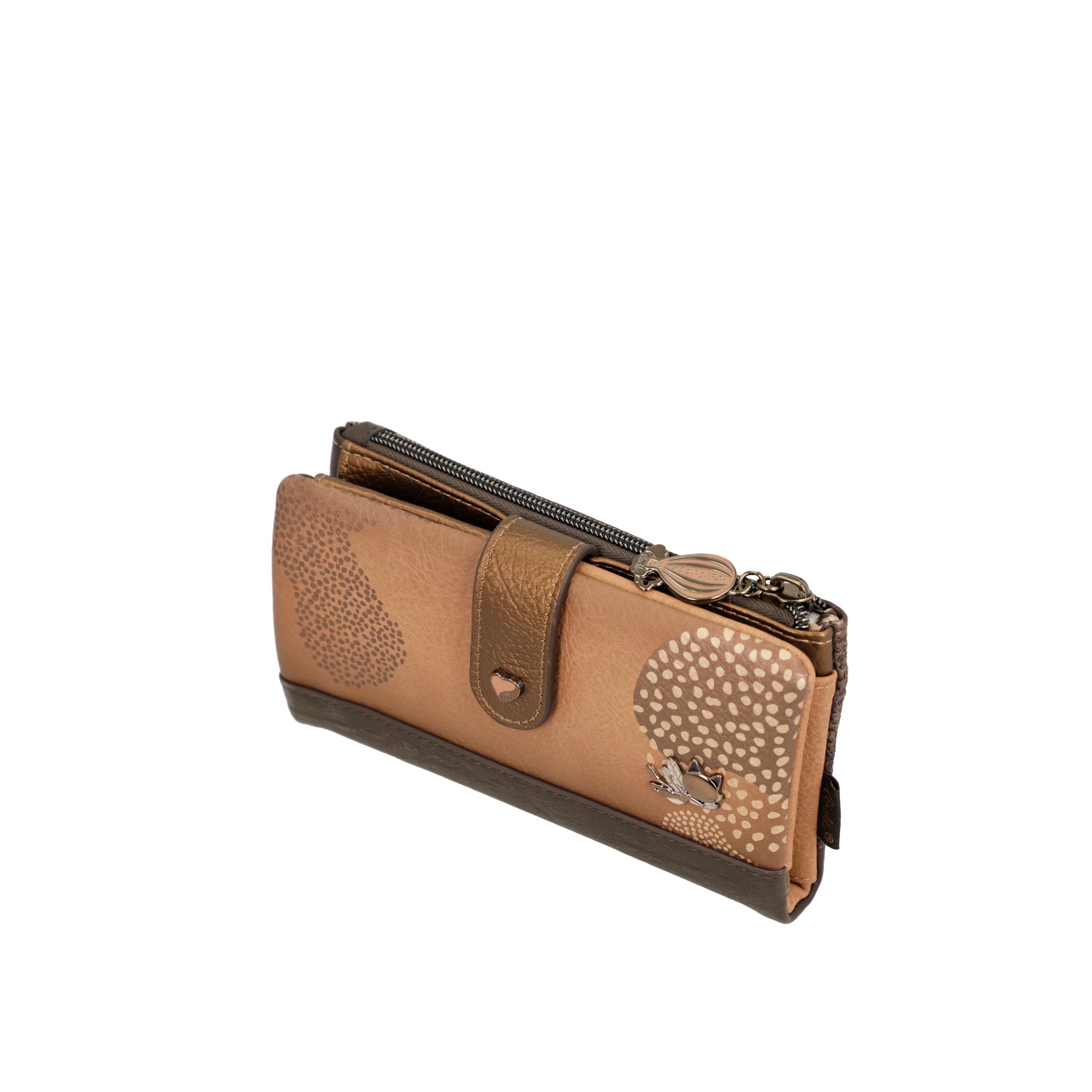 Anekke Odyssey Portafoglio Medio RFID Voyage con Monete