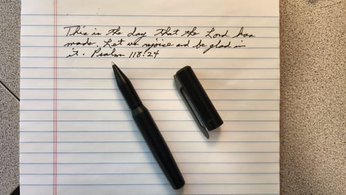 Dango Ace Pen penna alluminio nero jet black ricarica Schmidt