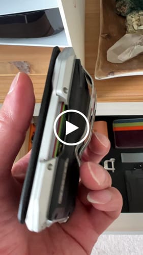 Dango A10 Adapt Portafoglio Alluminio Argento RFID