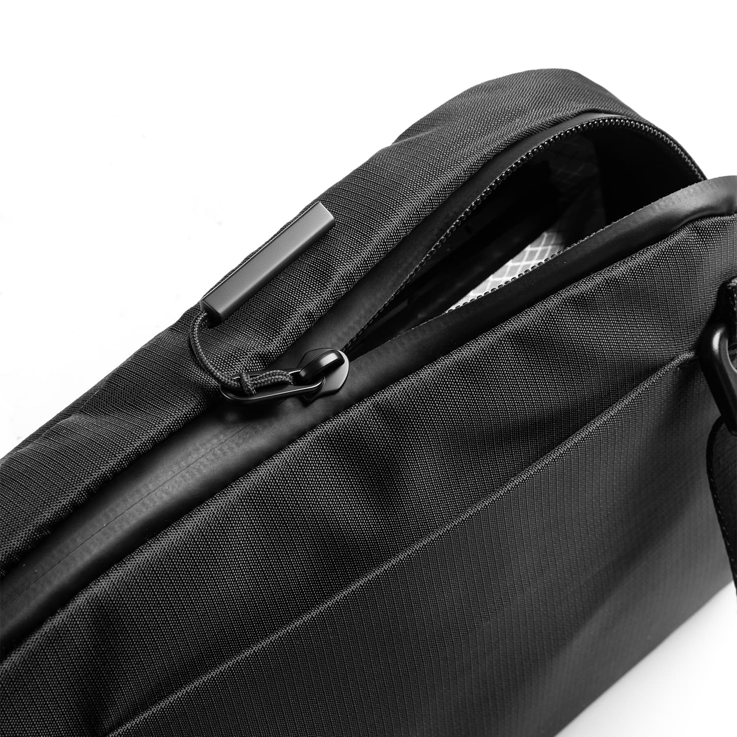 VULKIT VB116 City Flux borsa tracolla nera leggera impermeabile