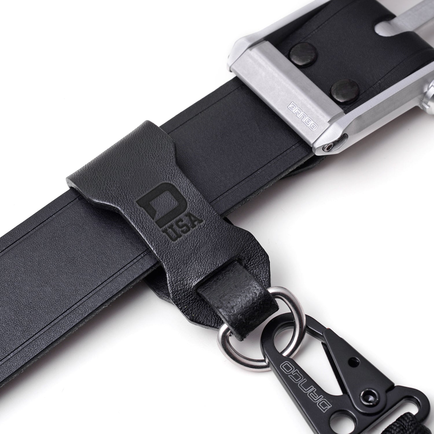 Dango Belt cintura uomo M Whiskey Brown pelle + portachiavi