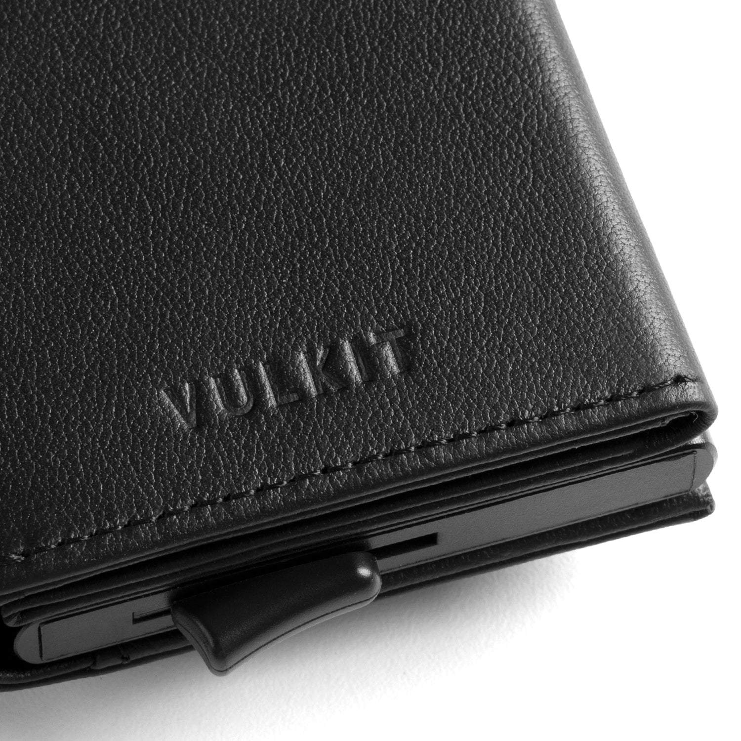 VULKIT Pop Up VC203P Portafoglio Pelle Nero 5 carte