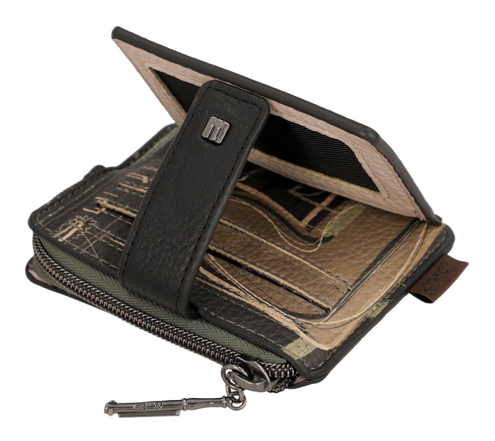 Anekke Melody Portatessere Piccolo con Zip Monete