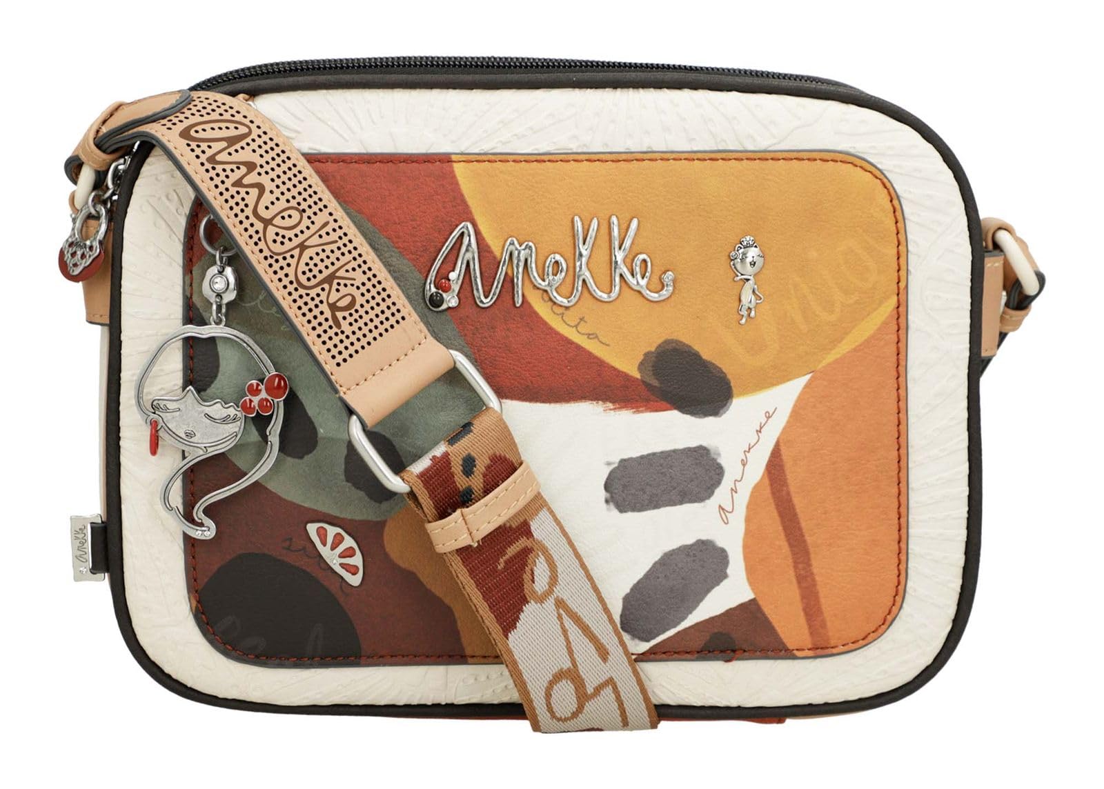 Anekke Alegria borsa a tracolla 3 scomparti 26 cm