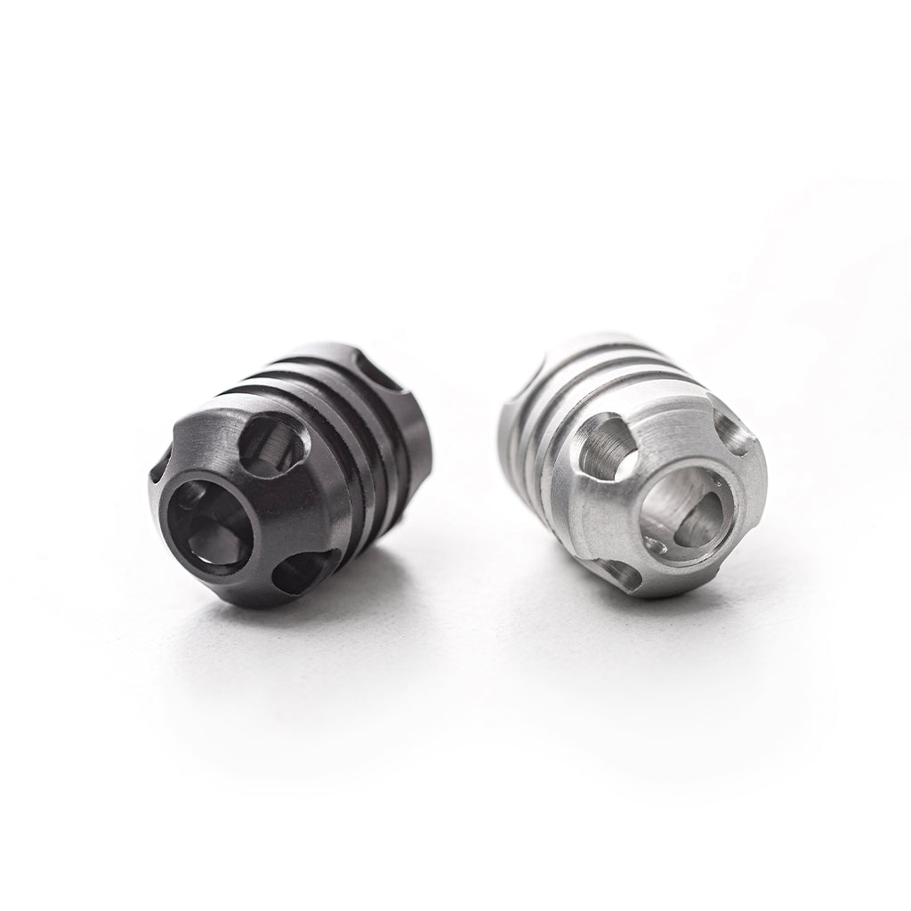 Dango Capsules EDC Bead perlina paracord argento satinato