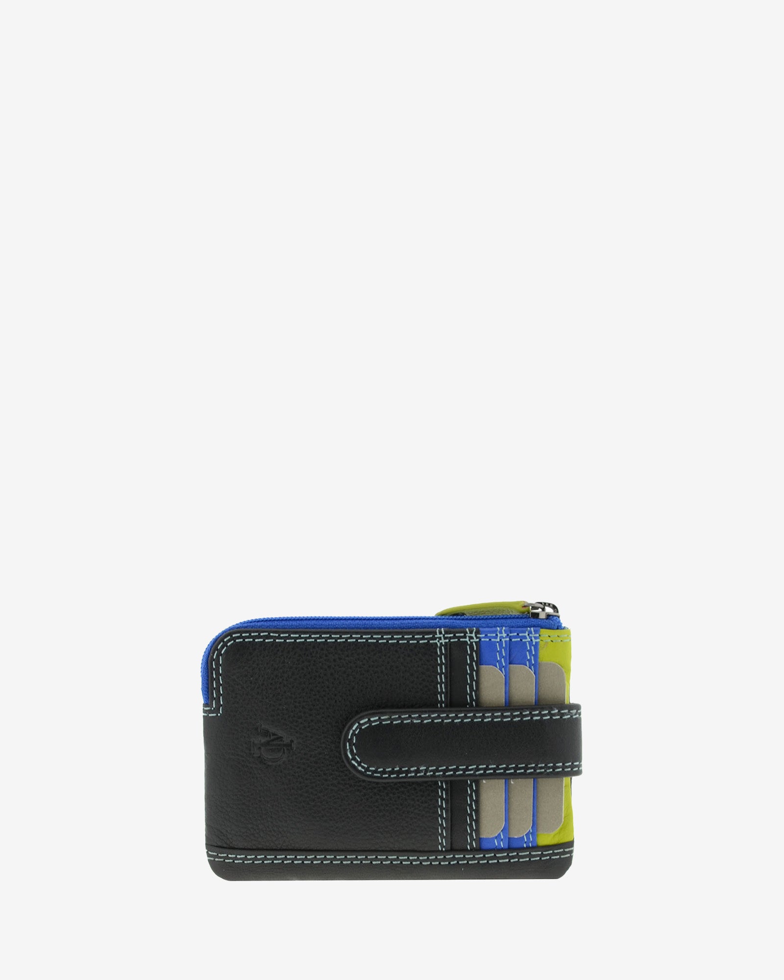 Adapell 8036-C portamonete portacarte donna Nero doppia zip