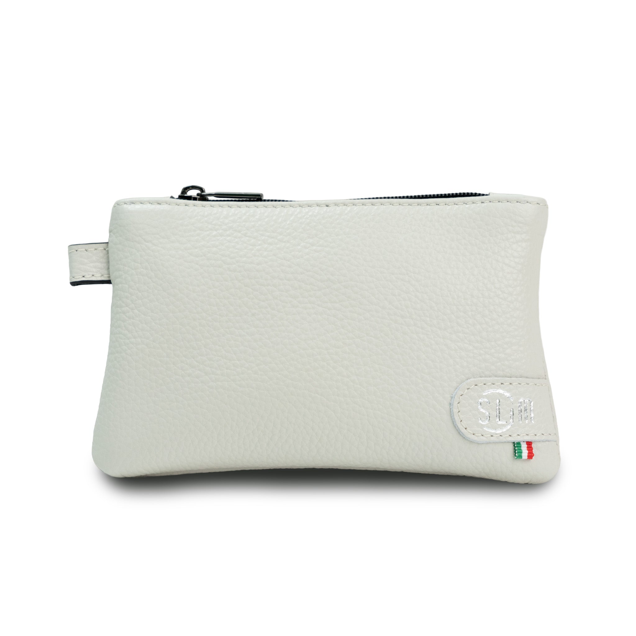 SLim Mini Pochette Bottalato Beige portamonete