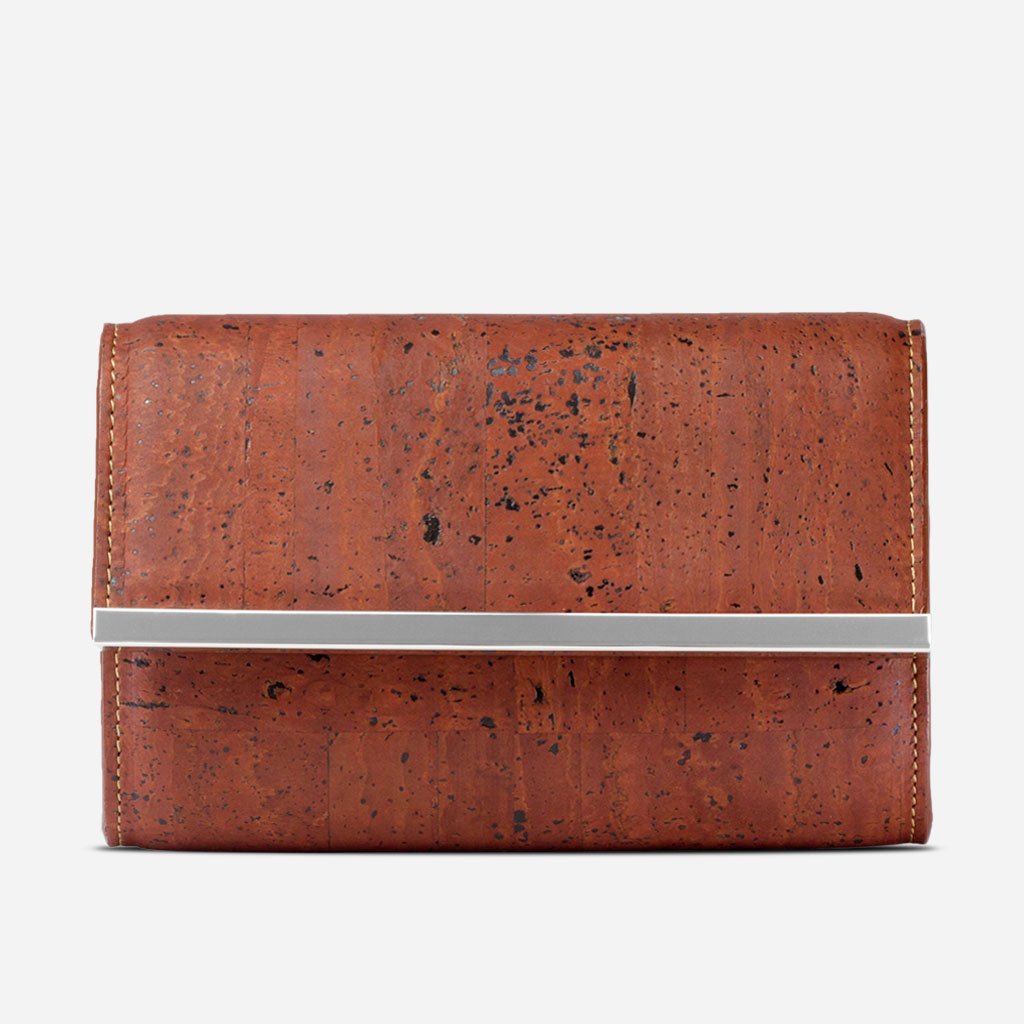 Corkor Bags pochette sughero rossa S sera matrimonio vegana
