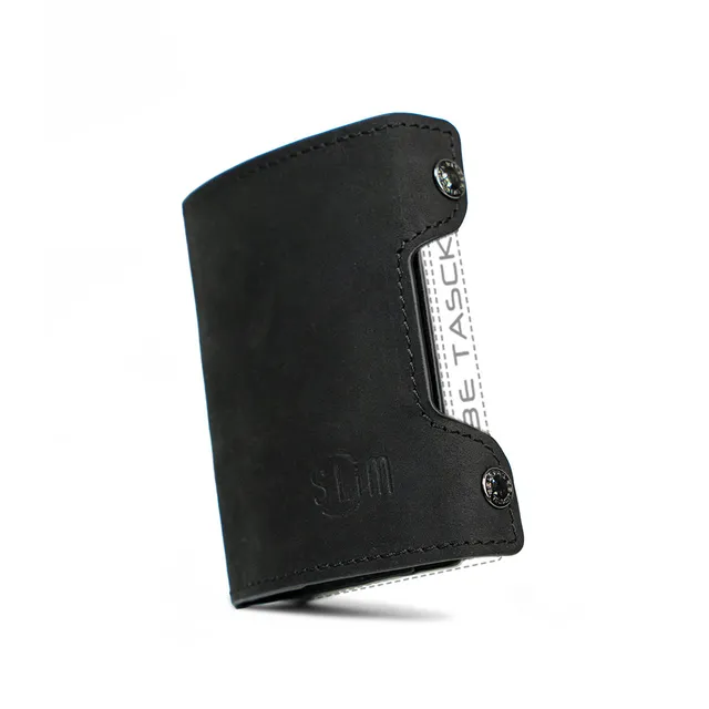 SLim Be Tasck Cover Pelle Crazy Horse Nero