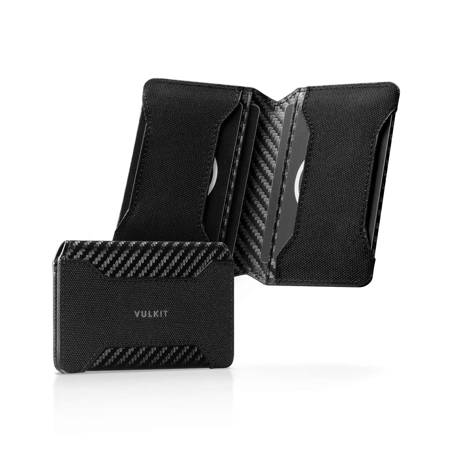 VULKIT VW125 porta carte alluminio magnetico 6 carte