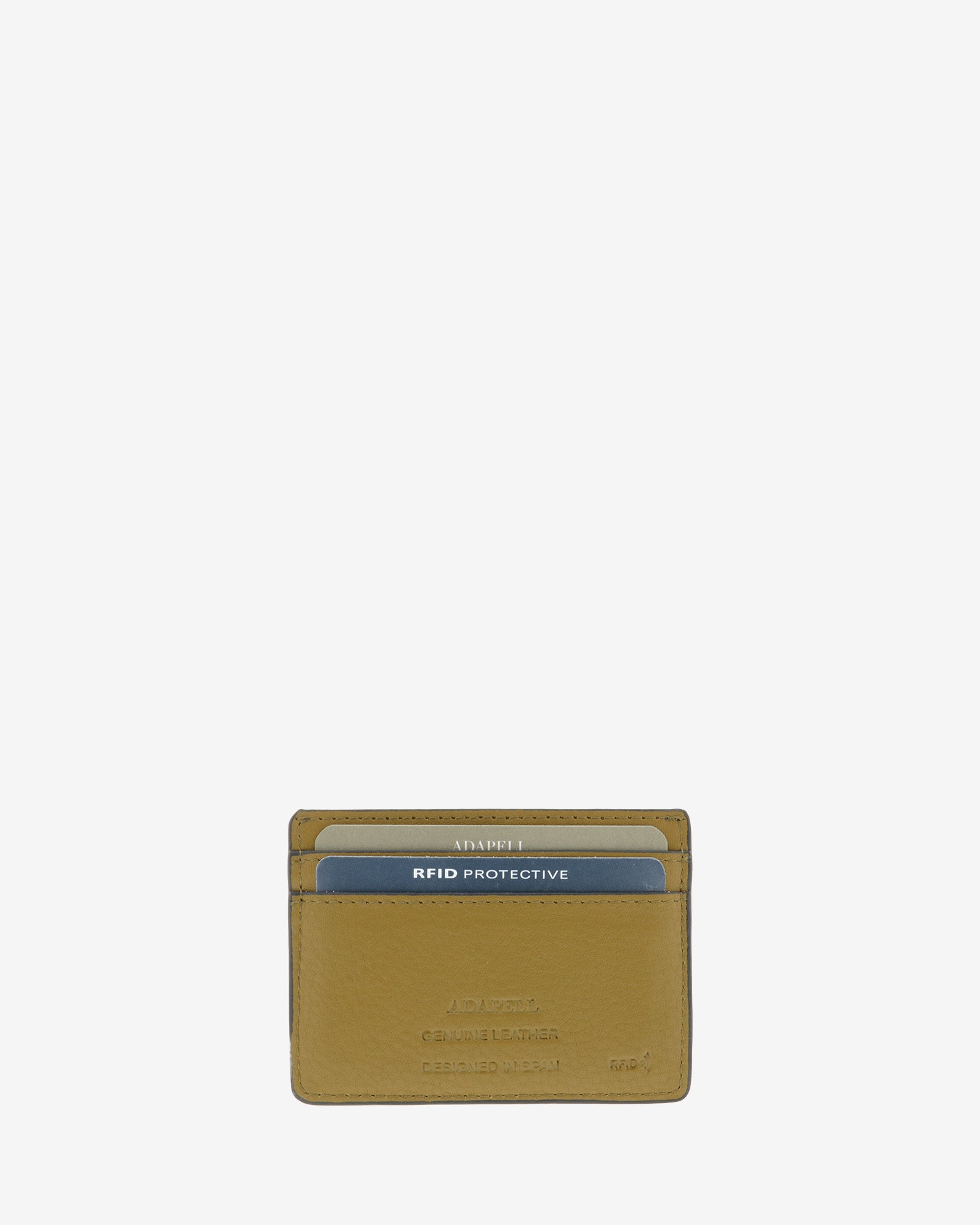 Adapell Brisa portacarte pelle ambra ebano RFID