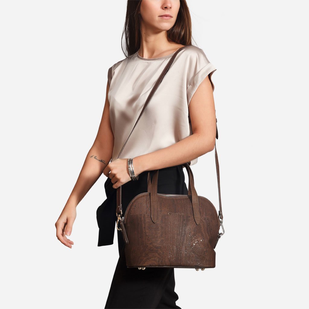 Corkor Bags Borsa Tracolla Sughero Naturale Piccola