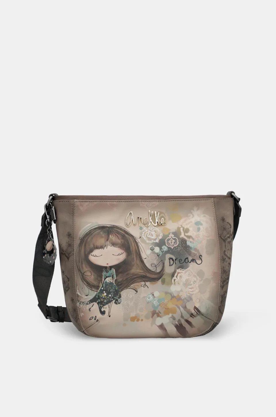 Anekke Real Tracolla Donna 27x26x13 cm con Cerniera
