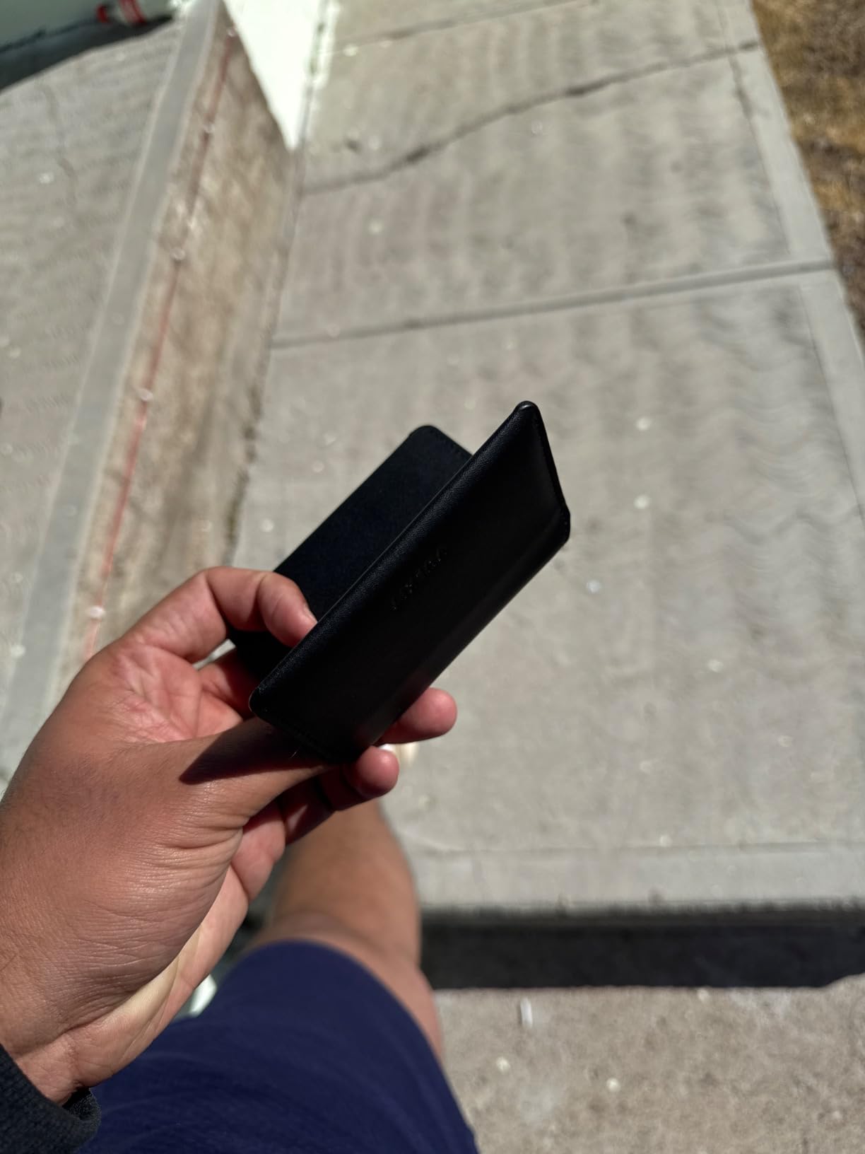 VULKIT VW122 Portacarte Pelle Nero RFID Slim