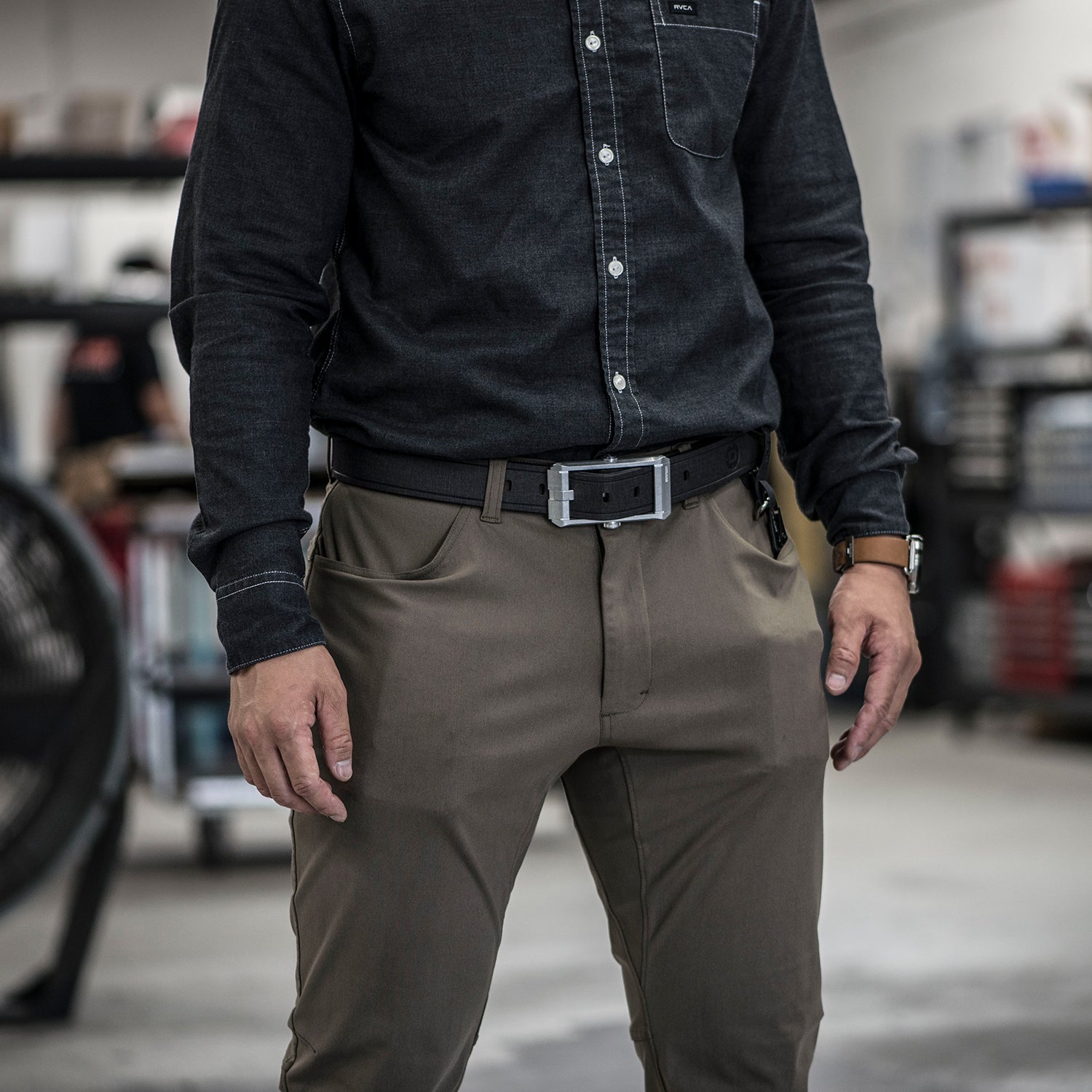 Dango Belts cintura uomo pelle Whiskey Brown taglia M