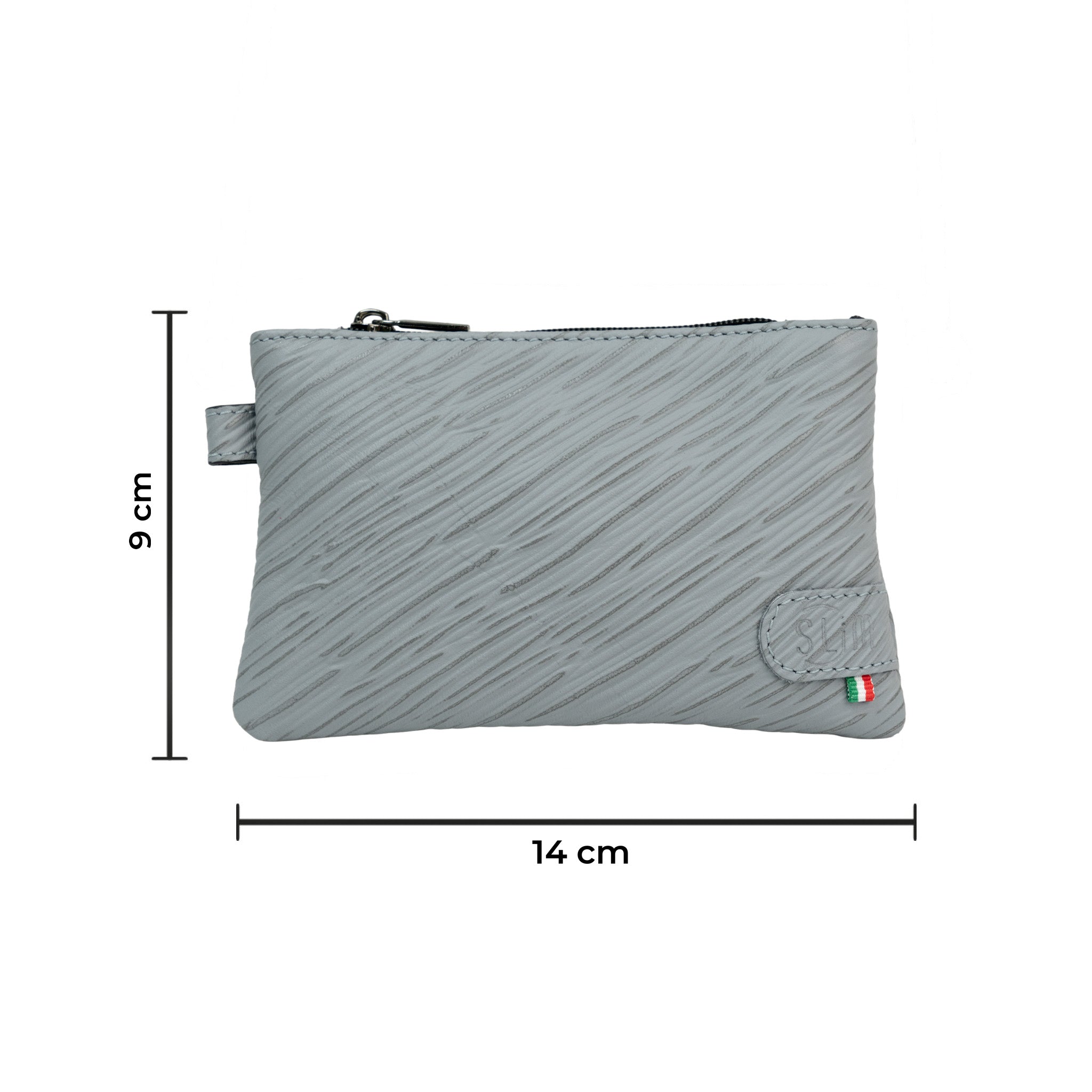 SLim Mini Pochette Epi Grigio pochette vera pelle