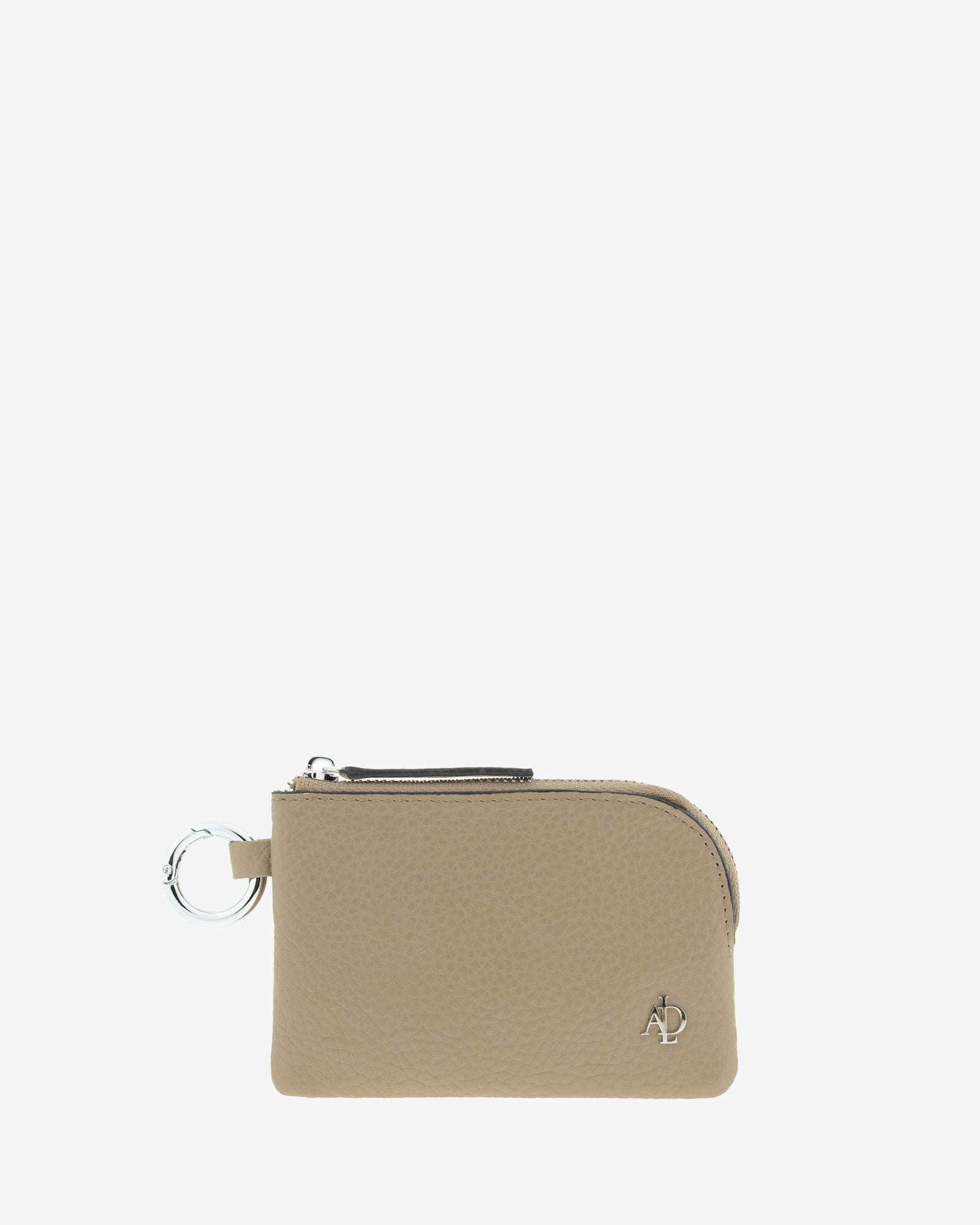 Adapell Nude portamonete slim pelle topo 3 carte RFID chiavi