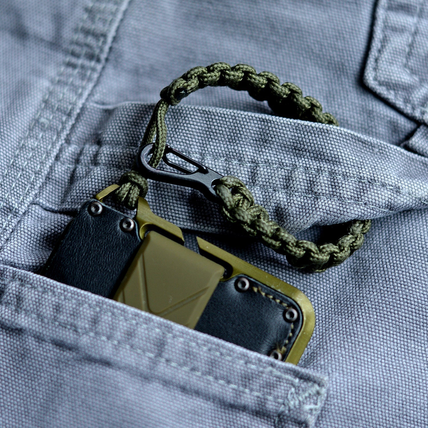 Dango Sling Laccio Paracord Verde Militare 6in