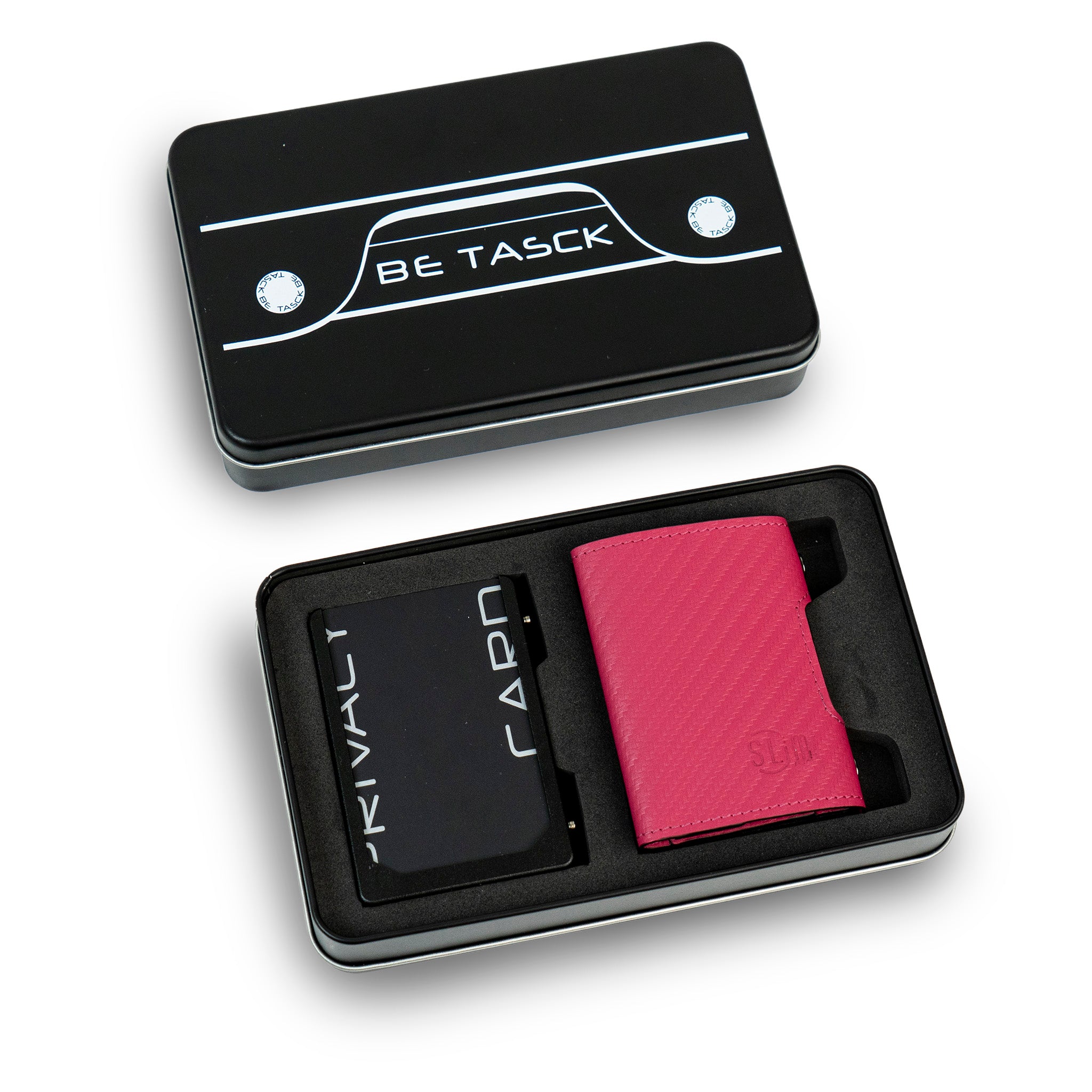 Be Tasck Carbon Portafoglio Fucsia Compatto 7 Carte