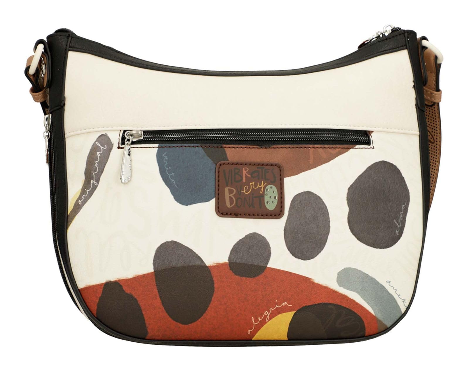 Anekke Alma borsa a tracolla grande multicolor espandibile