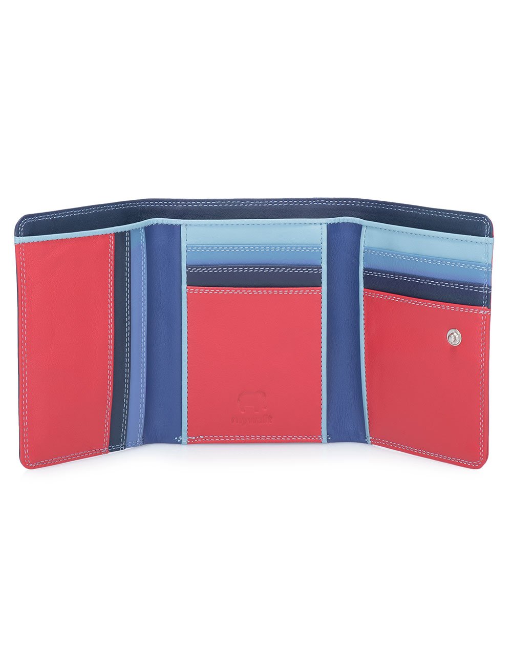 Mywalit Milano Portafoglio Multicolore 12x9cm Trifold
