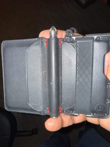 Dango Wallet Add-Ons 3 Pocket Bifold portafoglio Whiskey Brown