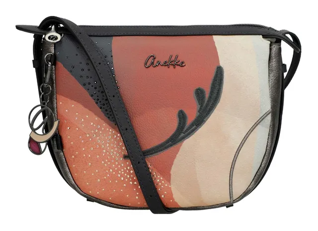 Anekke Eikon borsa a tracolla ovale donna stampata