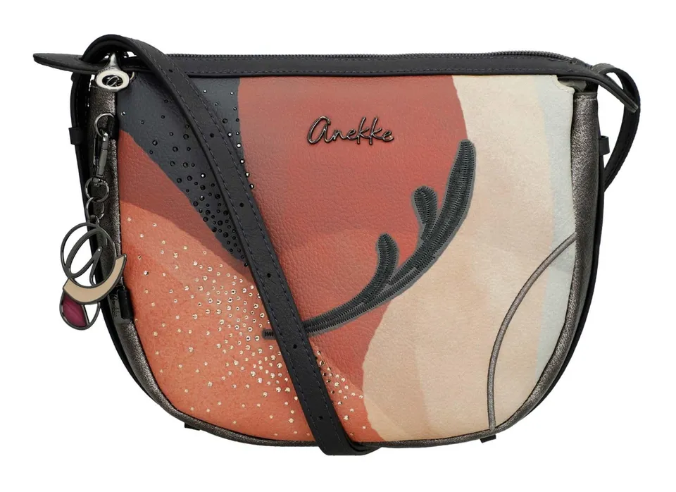 Anekke Eikon borsa a tracolla ovale donna stampata