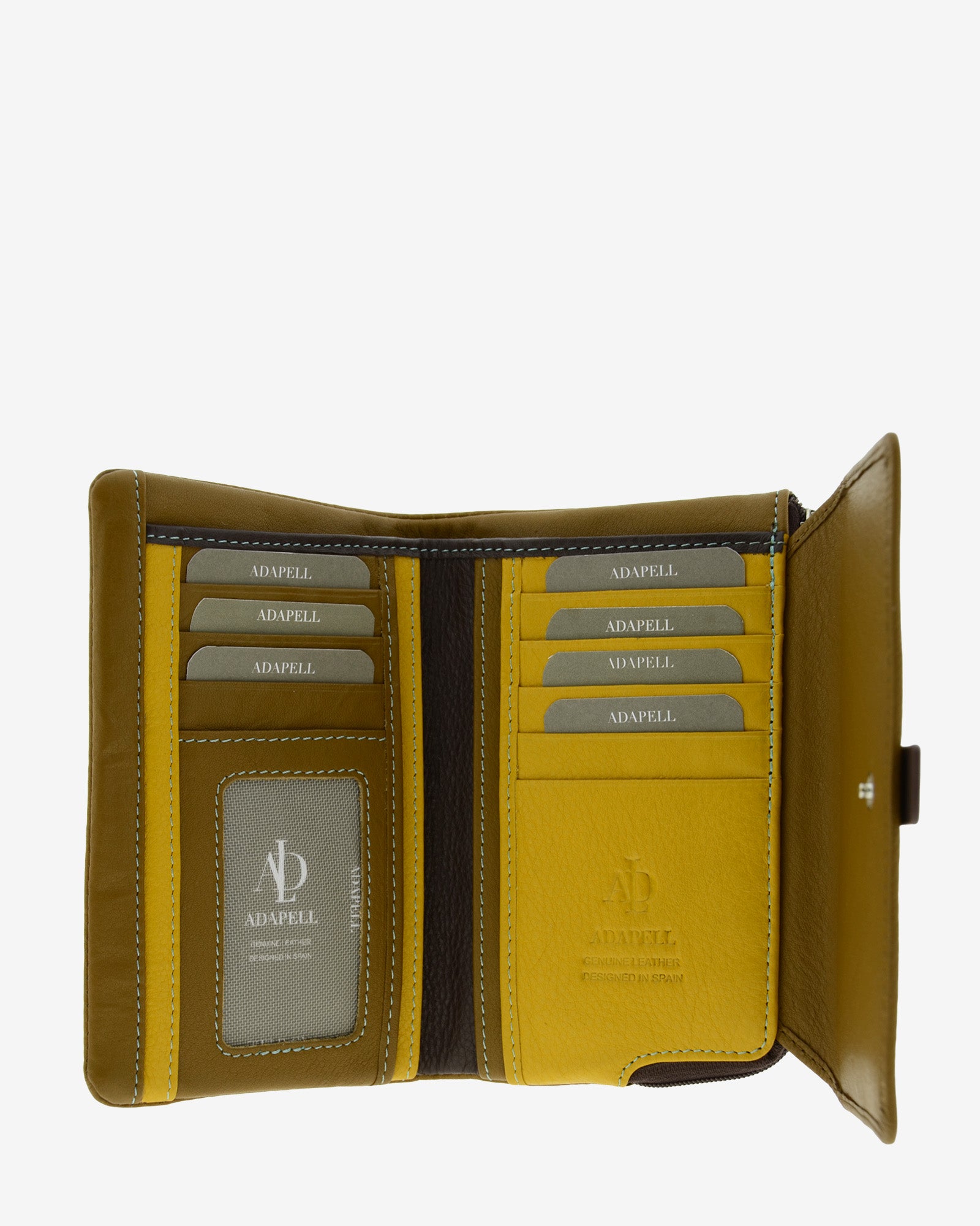 Adapell Affinità 4242-2 Portafoglio Pelle Bronzo Grande