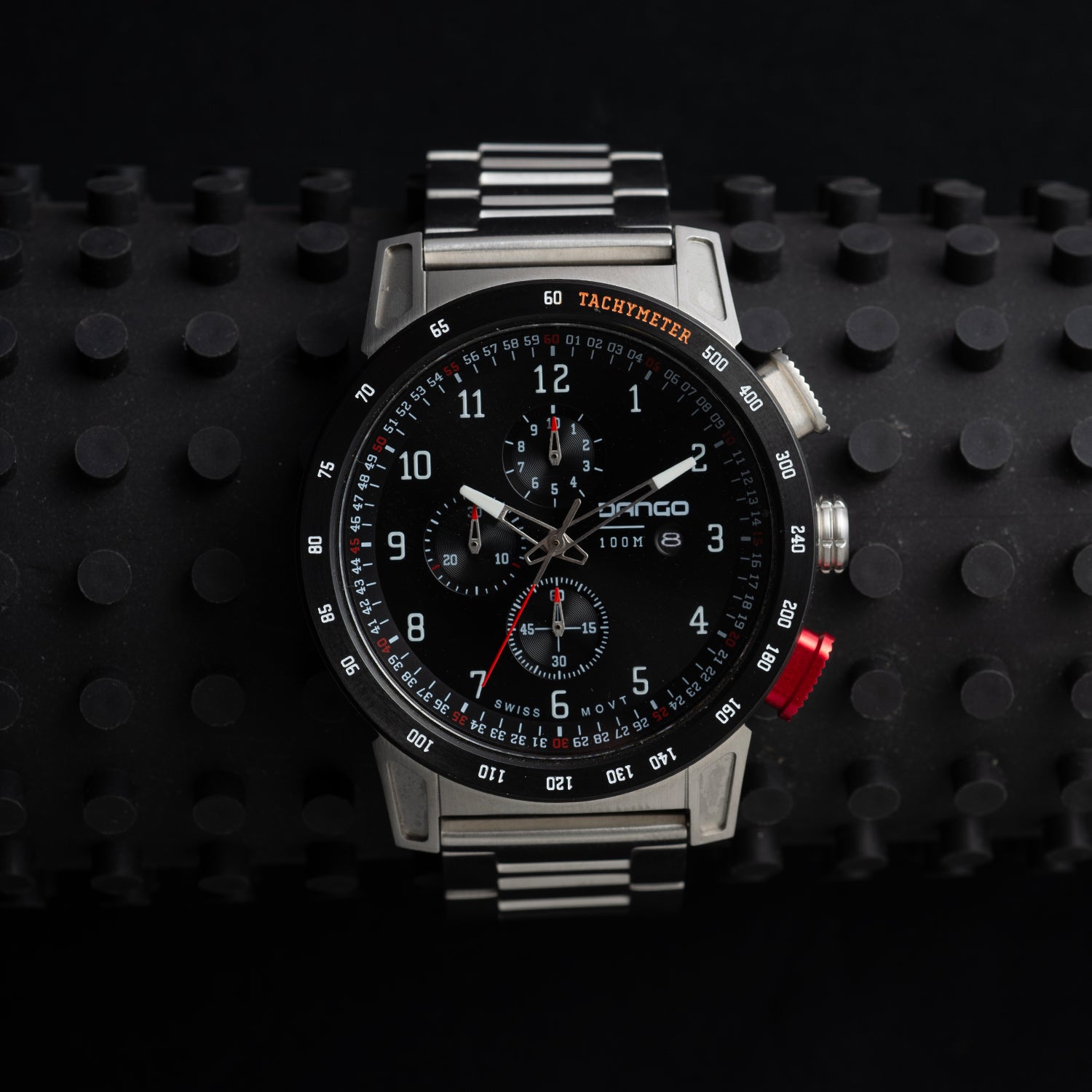 Dango CR-01 Chrono Orologio acciaio cronografo 45mm