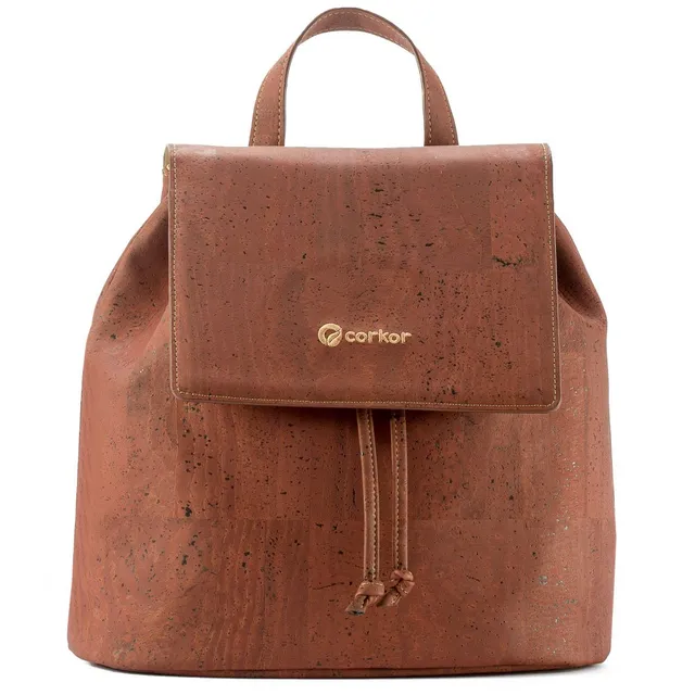 Corkor Bags zaino sughero rosso vegan tracolla