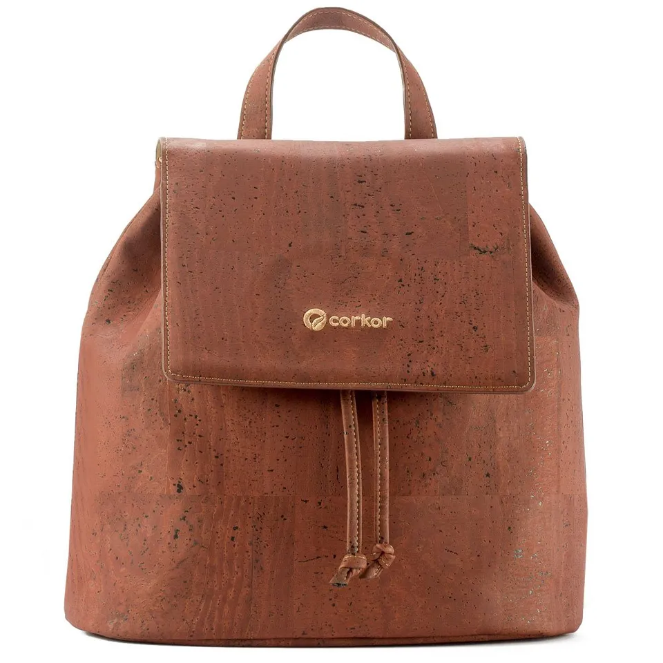 Corkor Bags zaino sughero rosso vegan tracolla