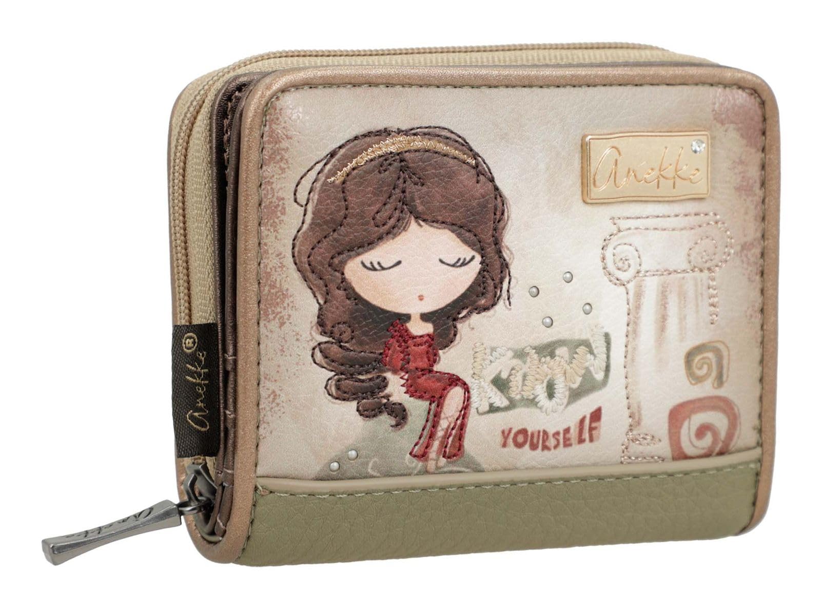 Anekke Muse Portamonete Piccolo RFID Donna Stampato