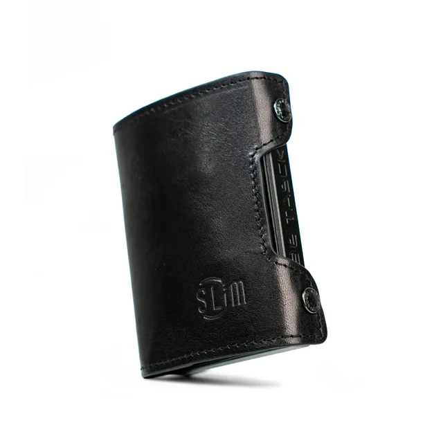 SLim Be Tasck Portafoglio Pelle Nero Frame Nero